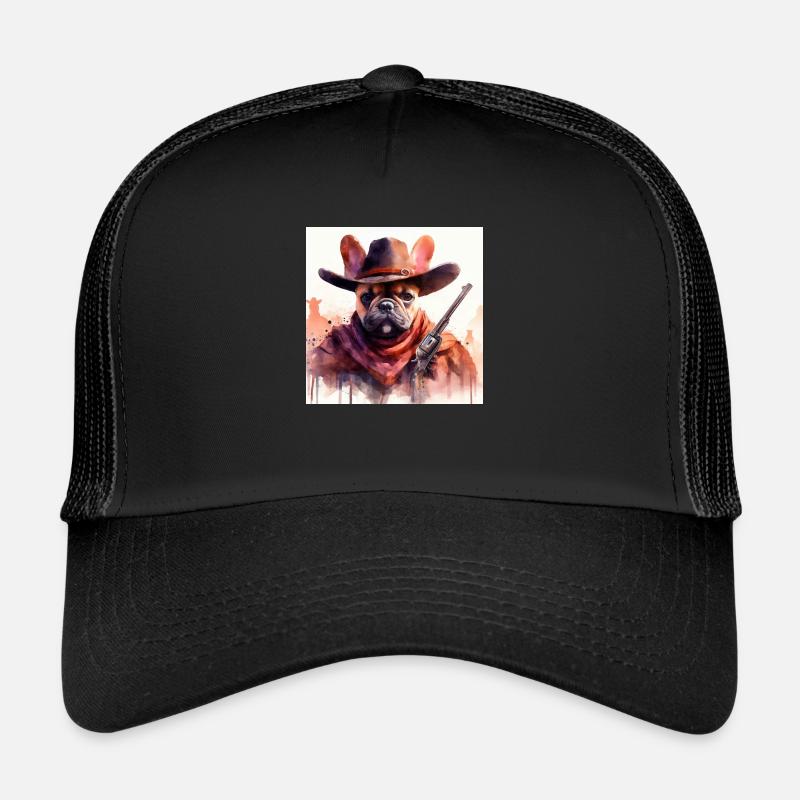 Bully West - Casquette trucker  - noir/noir