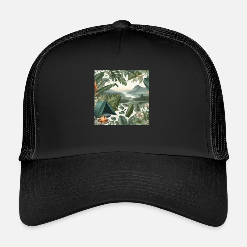 Camper dans la nature Casquette trucker 