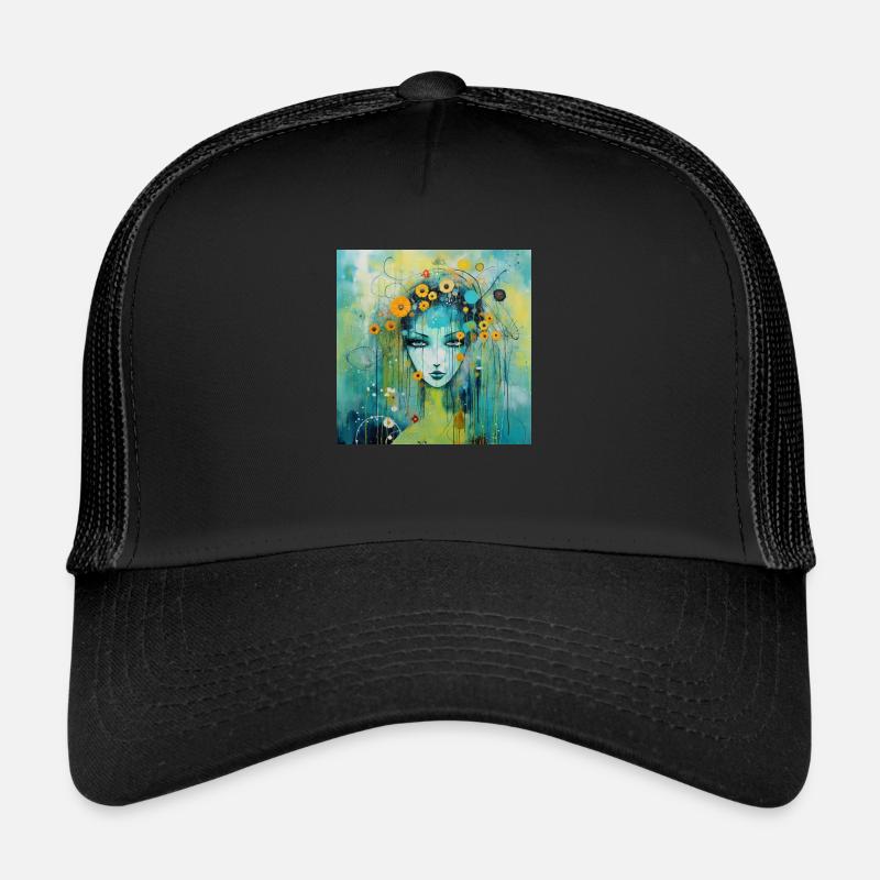 Blumenmädchen Trucker Cap