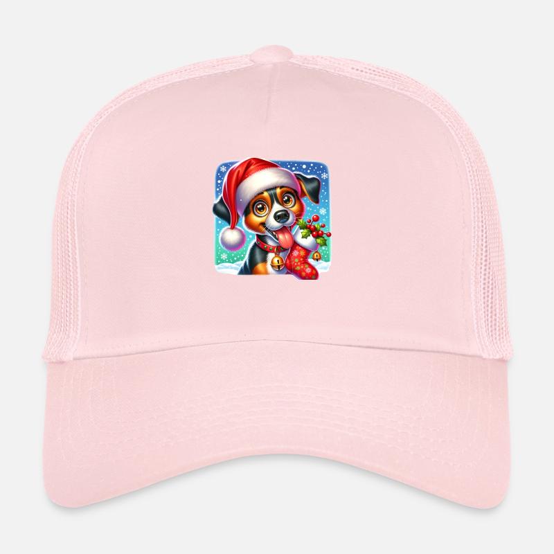 Chien de Noël Casquette trucker 