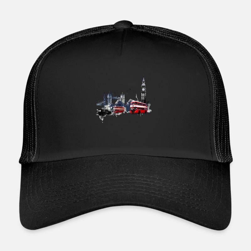 London, the vibrant capital - Trucker Cap - black/black