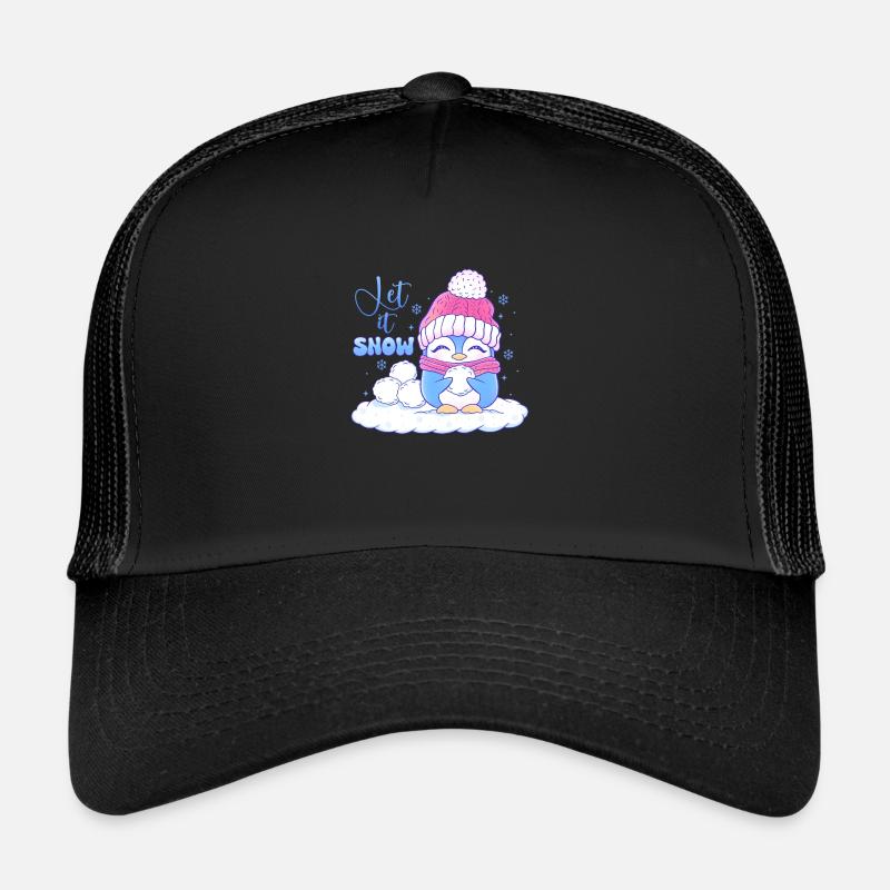 Qu’il neige Casquette trucker 