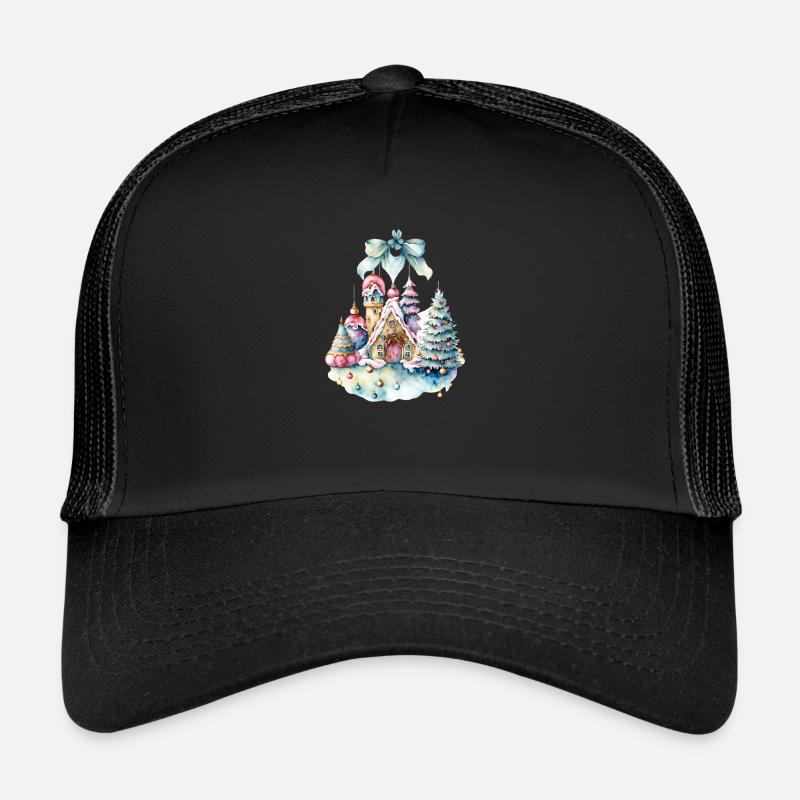 doux paysage d'hiver pastel 💕 Casquette trucker 