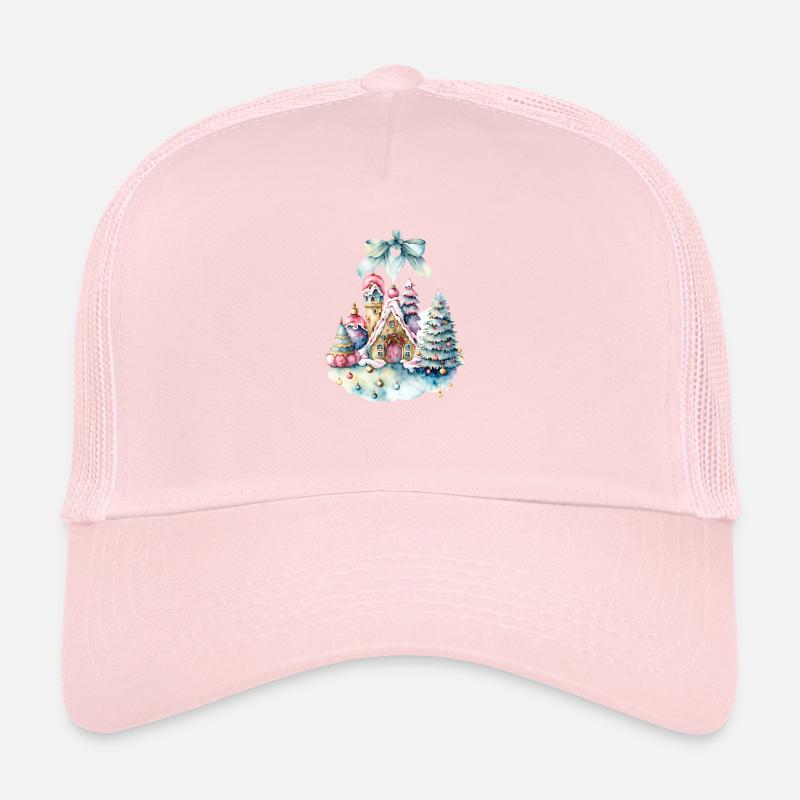 doux paysage d'hiver pastel 💕 Casquette trucker 