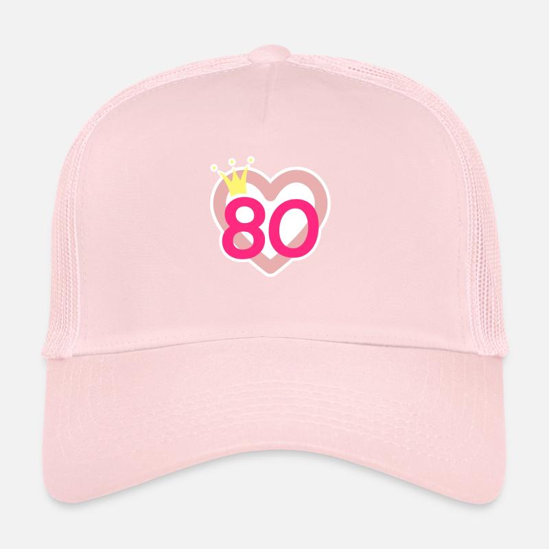 80th Birthday Princess Crown Trucker Cap