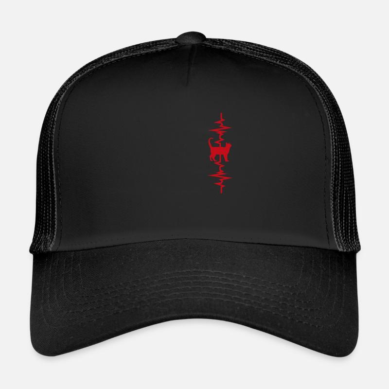 Herzschlag der Katze Trucker Cap
