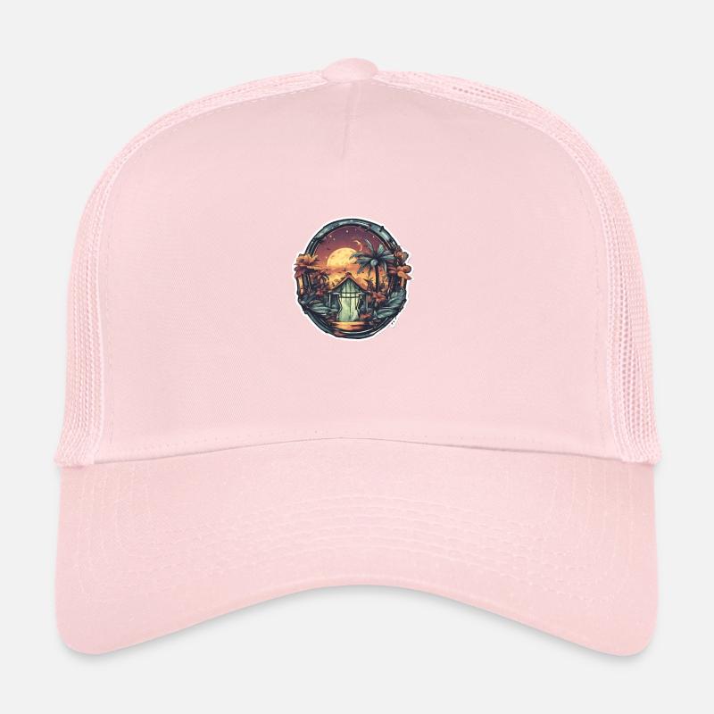Tropical Dusk Trucker Cap