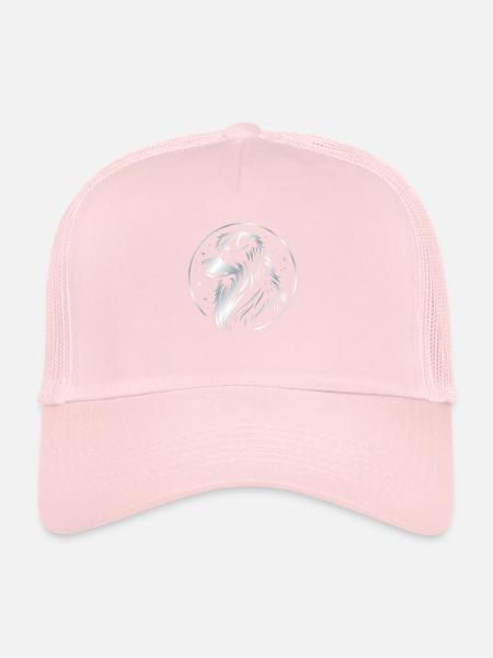 Dream dog Aussie silver - Trucker Cap - pale pink - Front