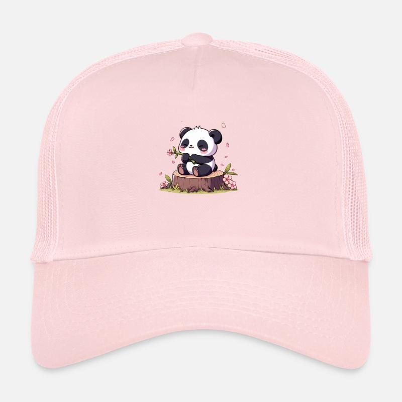 Panda auf Baumstumpf Trucker Cap