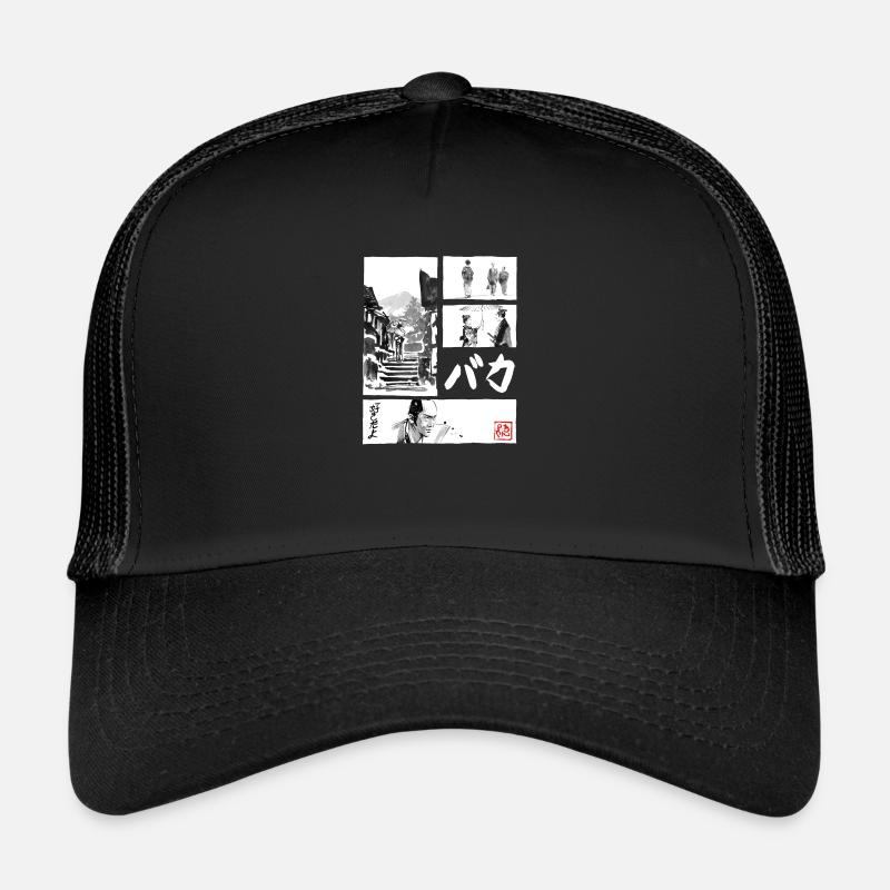 manga baka pour noir Casquette trucker 