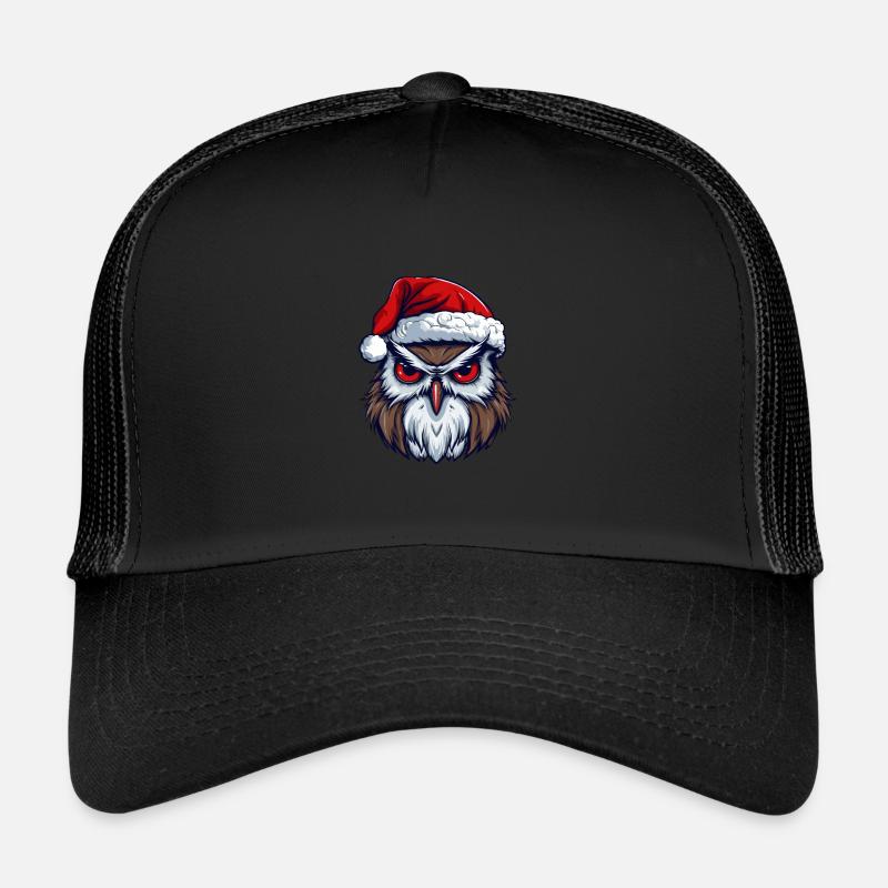 Eule Kopf Weihnachten Xmas Trucker Cap