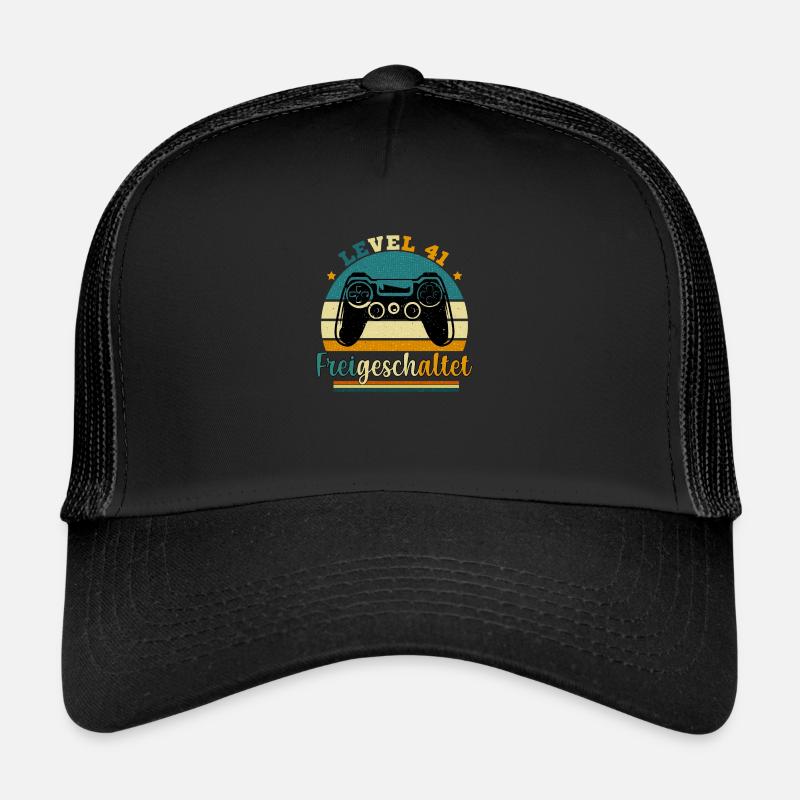 Level 41 Freigeschaltete Geschenkidee 41 Jahre Trucker Cap