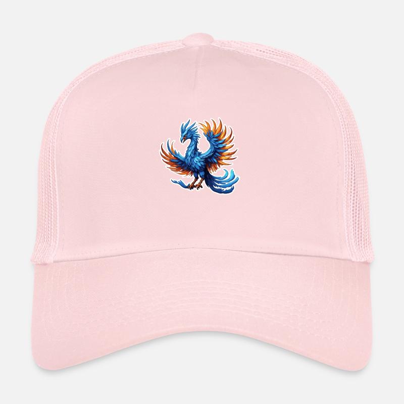 Phénix / Oiseau / Animal / Créature mythique / Feu Casquette trucker 