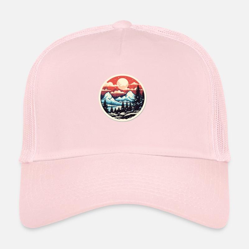 Parc National Hiver Neige Casquette trucker 