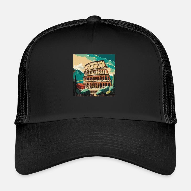Colosseum Rome Trucker Cap