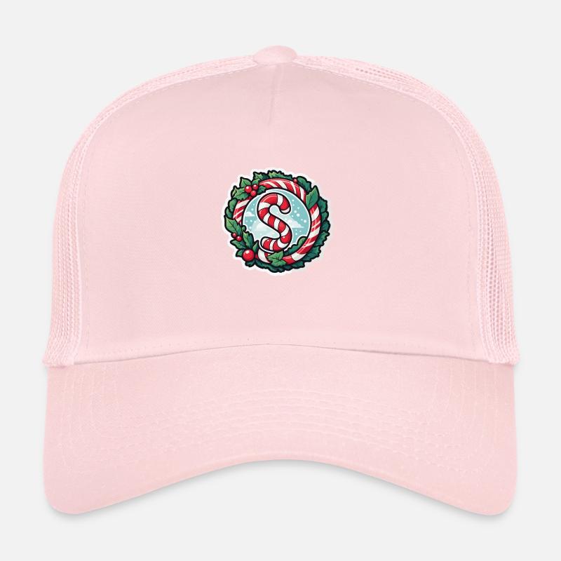 Dessin de Noël Candy Cane Casquette trucker 