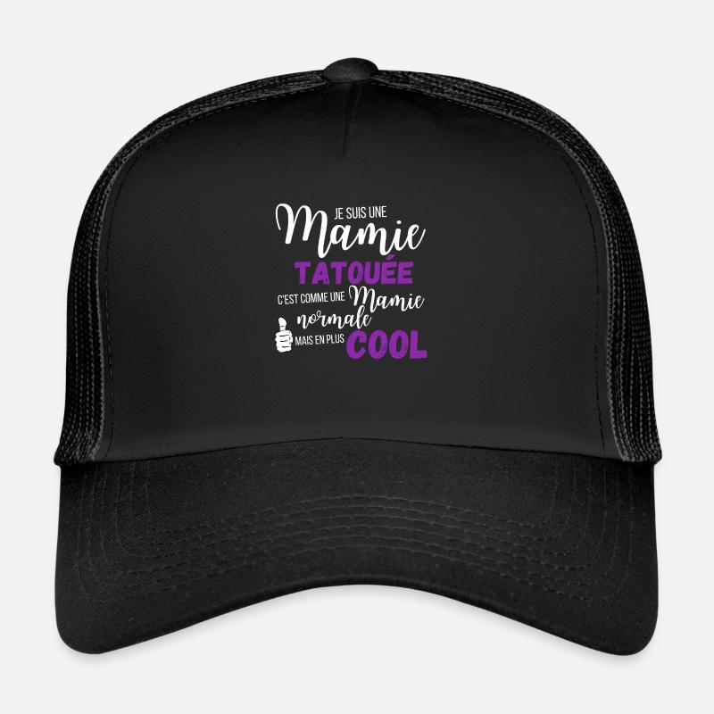 Mamie tatouee Casquette trucker 