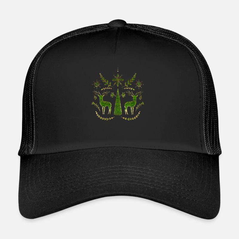 Suède Suède dalarna dala cheval cheval Joyeux Noël Art Casquette trucker 