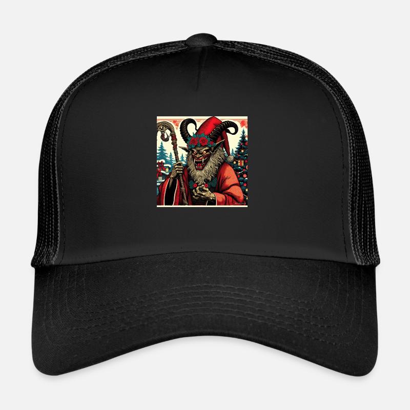 Krampus-Weihnachtsmann Trucker Cap