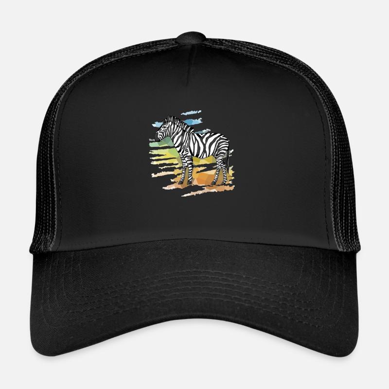 Zebra - Trucker Cap - Schwarz/Schwarz