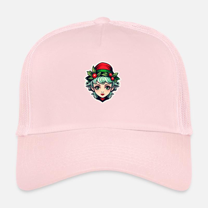 Illustration de Noël elfe Casquette trucker 