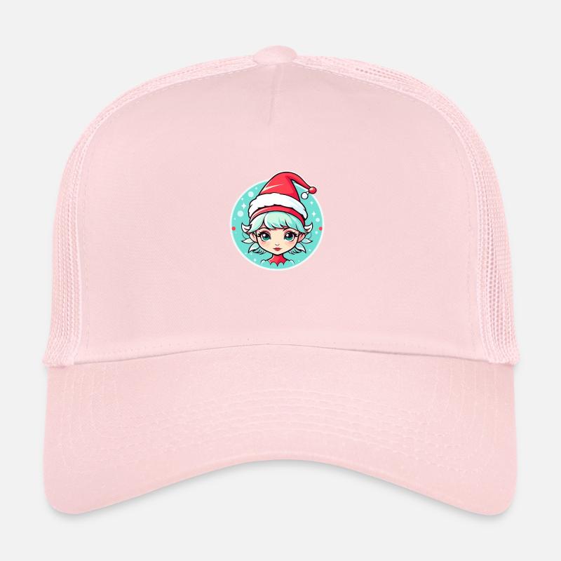 Illustration de Noël elfe Casquette trucker 