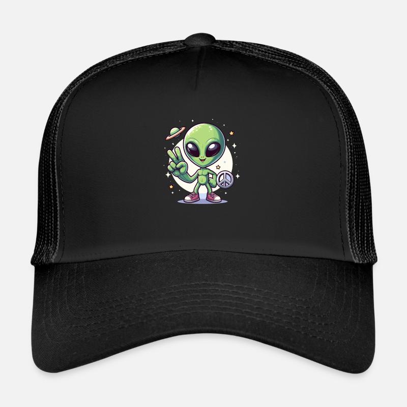 Alien de dessin animé Casquette trucker 