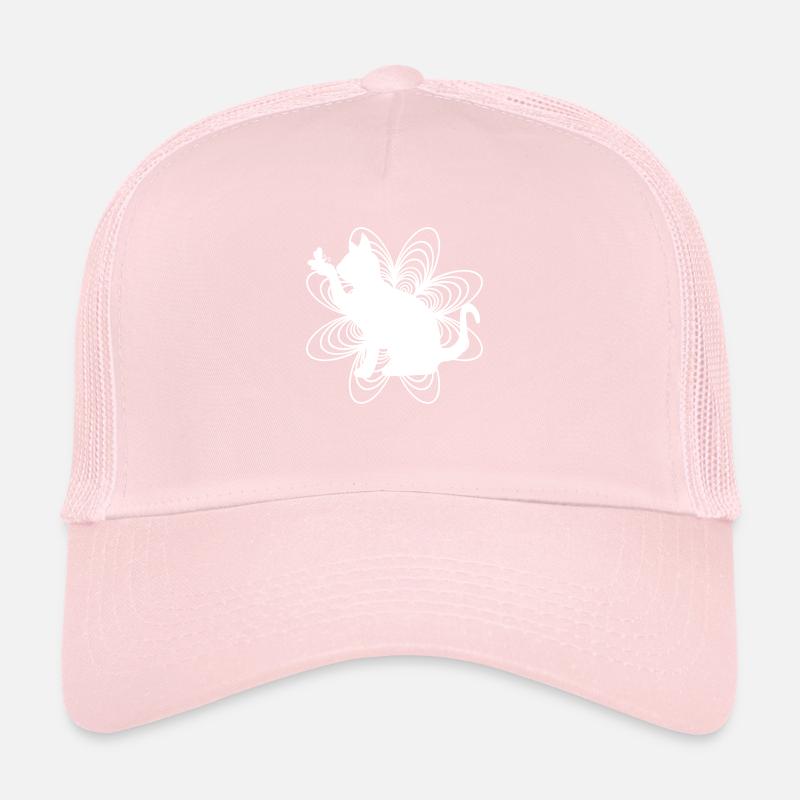 Katze Weiß Trucker Cap