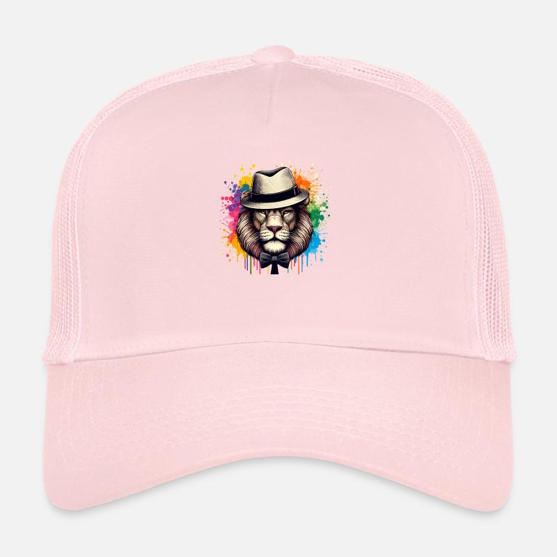Löwe mit Fliege Trucker Cap