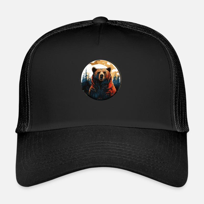 Grizzly bear Trucker Cap