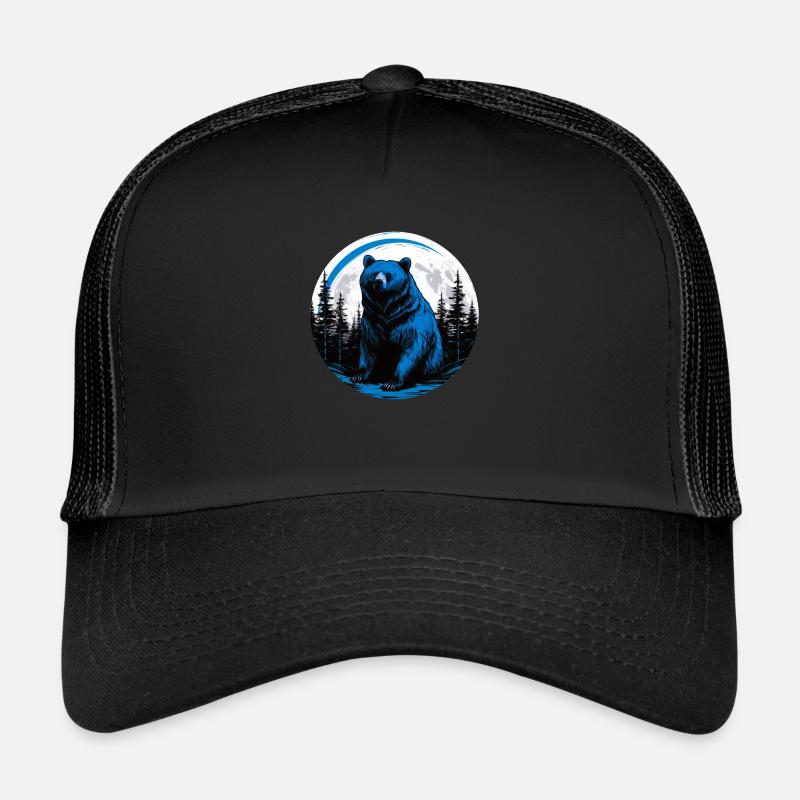 Night bear Trucker Cap