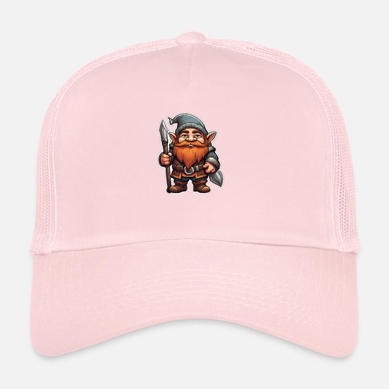Brave dwarf with spear Trucker Cap