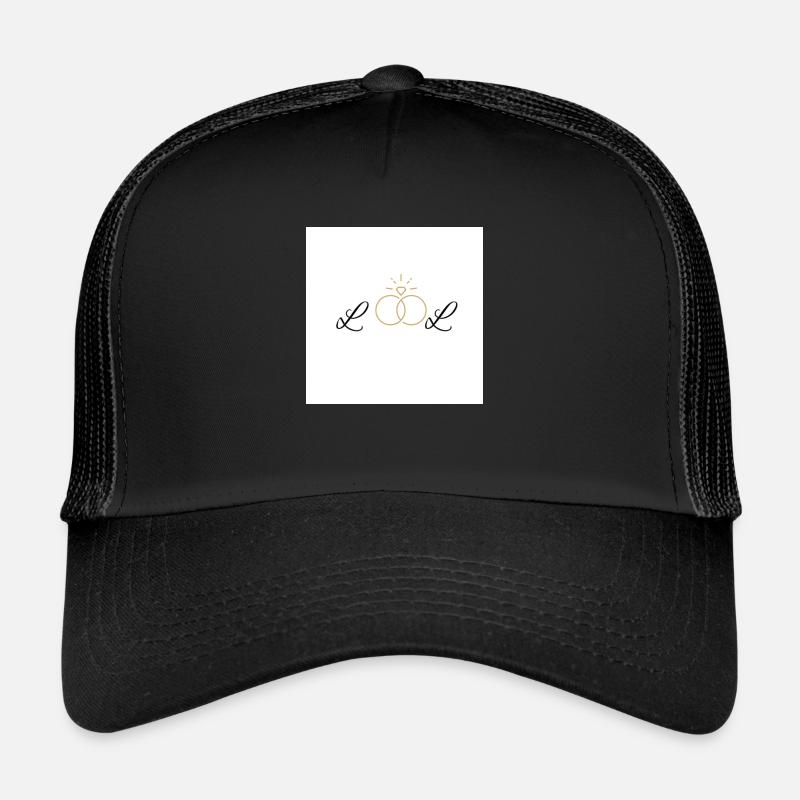 Heiratsantrag - Trucker Cap - Schwarz/Schwarz
