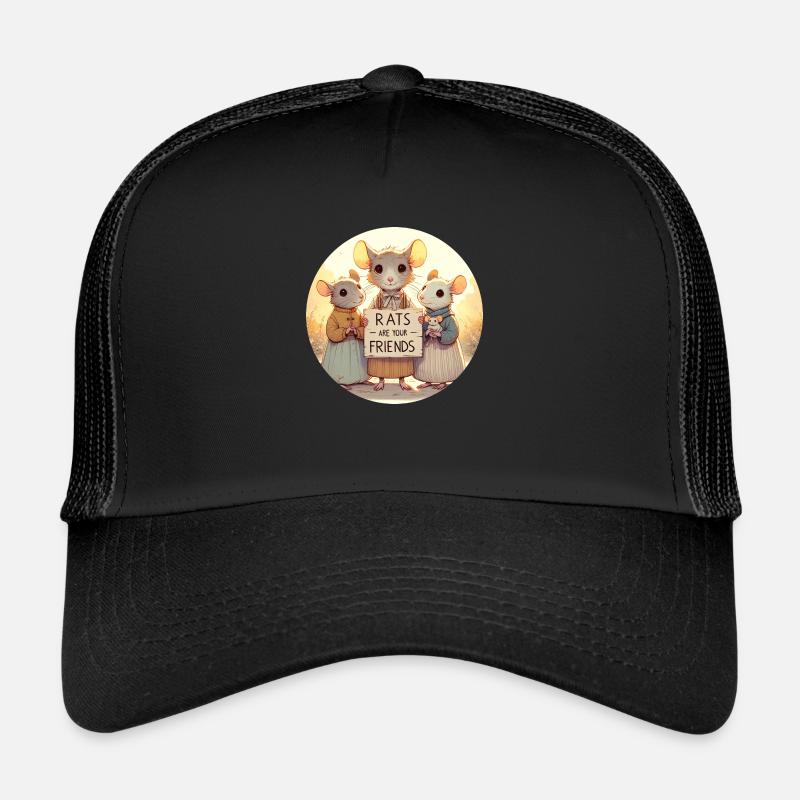 Ratten sind Freunde Trucker Cap