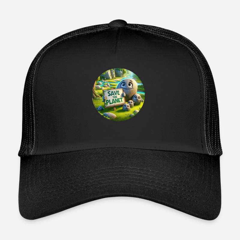 Stein Familie - Trucker Cap - Schwarz/Schwarz
