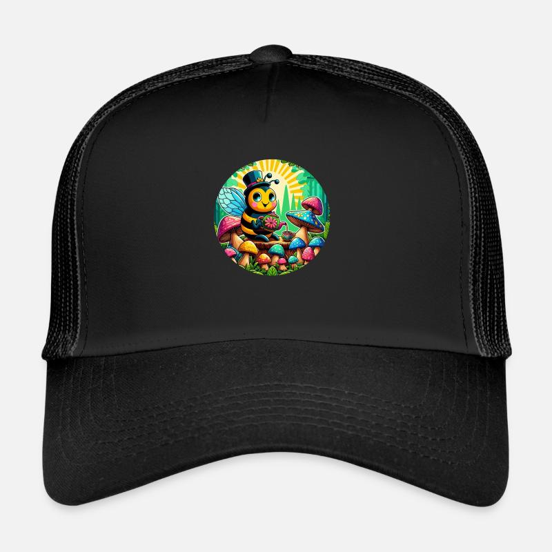 Vibrant Nature Art: A Colorful Journey Trucker Cap