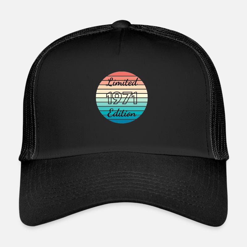 Limited edition 1971 - Trucker Cap - black/black