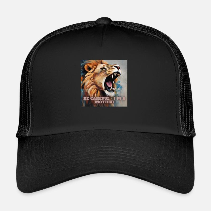 Be careful I m a Mother - Trucker Cap - Schwarz/Schwarz