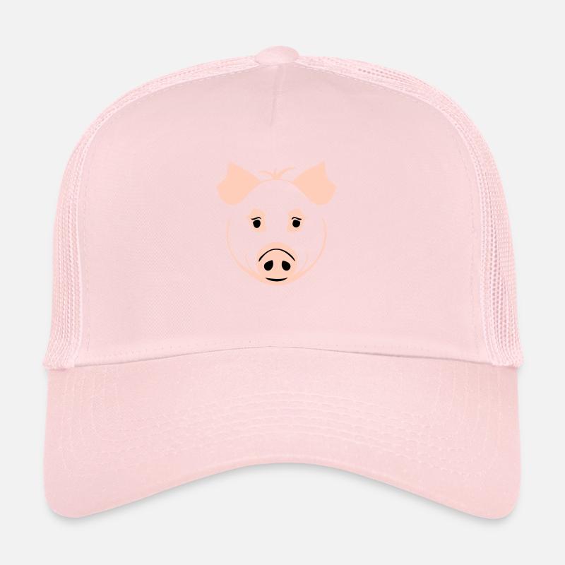 Pig in comic style Trucker Cap