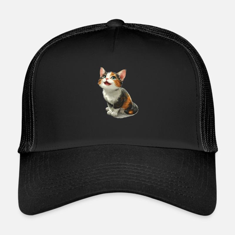 Chaton mignon Casquette trucker 