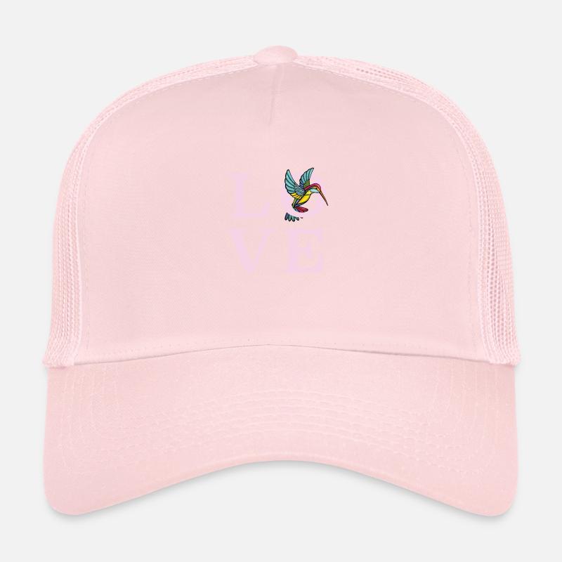 Colibri aime élégant, mignon et coloré Casquette trucker 