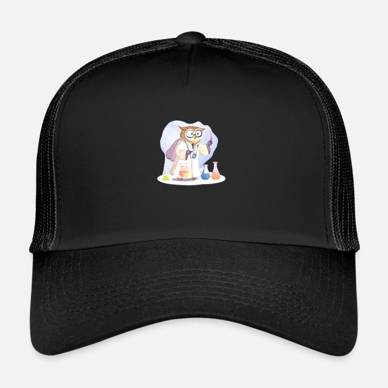Kluger Eulen-Wissenschaftler: Experimente in Weish Trucker Cap