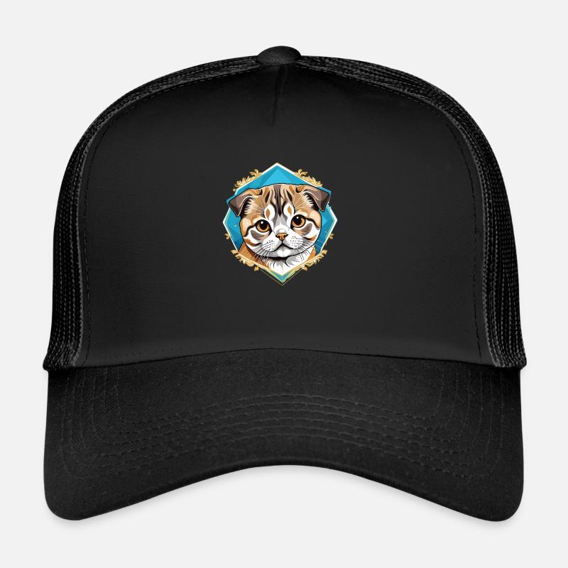 Schottische Faltkatze Trucker Cap