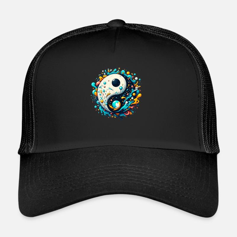 Picsart 24 01 10 10 01 22 749 - Trucker Cap - Schwarz/Schwarz