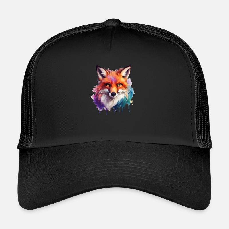 magic fox - Trucker Cap - Schwarz/Schwarz