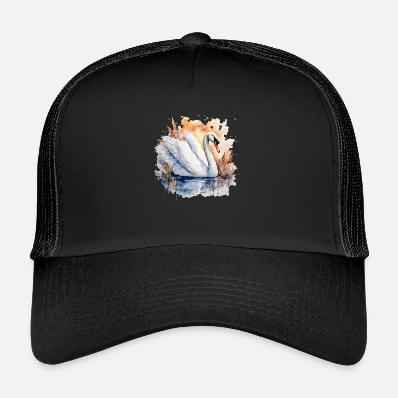 Cygne animal de puissance Casquette trucker 