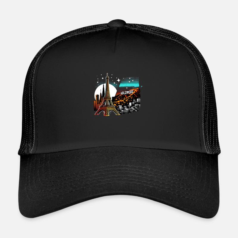 Tour Eiffel Hollywood Magic – City Magic at Nach Casquette trucker 