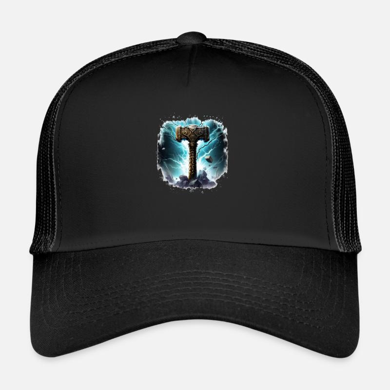 Marteau de Thor Myolnir Casquette trucker 