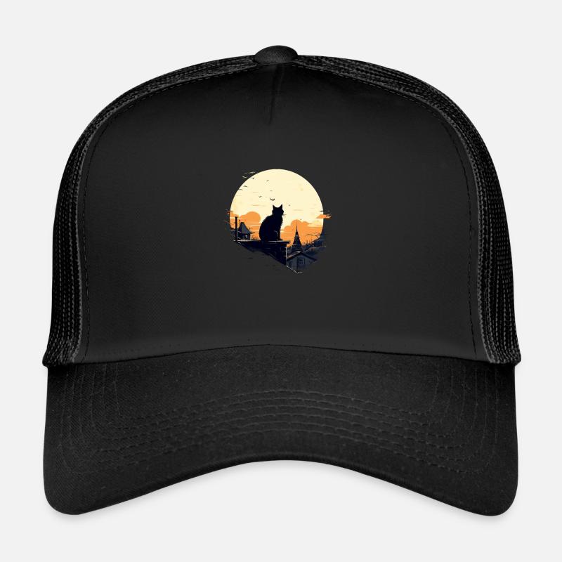 Lonely cat Trucker Cap