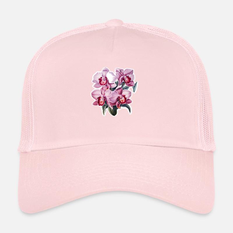 Orchidée Casquette trucker 